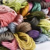 Friendship Bracelet String 50 Skeins Rainbow Color Embroidery Floss Cross