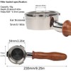CAPFEI 58mm bottomless portafilter with 3 Ears Compatible with CASABREWS/Gevi