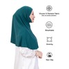 Prien Elegant Headscarf for Women, Muslim Hijab with Niqab, Islamic