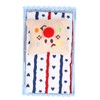 1:12 Miniature Bed Metal Structure Cute Pattern Sponge Cloth Mattress
