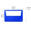 Portable Card Sized Magnifiers Built-in LED Can Stick on Smart
