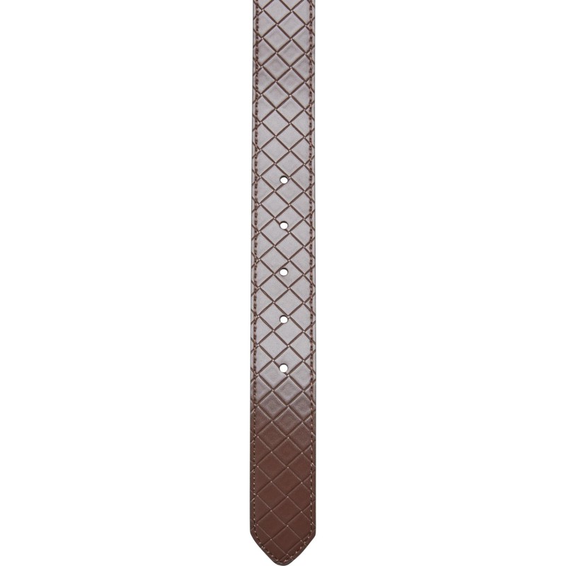 Urban Classics Men's Woven Embossed Synthetic Leather Belt, Braided Belt