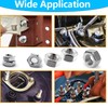 90pcs M8-1.25 Hex Nuts, 304(A2-70) Stainless Steel Hardware Nuts,Standard Metric