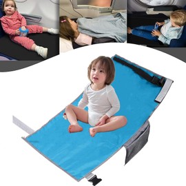 Joy Depot Toddler Airplane Bed Airplane Footrest Airplane Seat Extender for Toddler Rest Airplane Hammock Travel Accessories for Baby Boys Girls - Blue