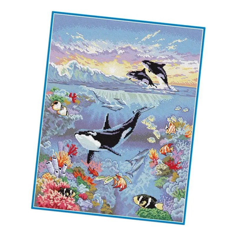 Kit De Estampado De , Preimpreso, Mar, 11 , Tela