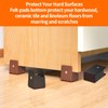 4Pack Bed Risers with Adjustable Screw Clamp, Fit Thickness of