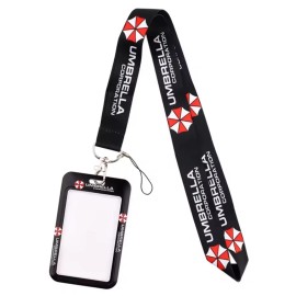 Umbrella Corps Resident Evil Umbrella Corporation ID Card Badge Lanyard Neck Strap Holder Movie