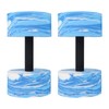 2pcs Water Dumbbell EVA Water Aerobics Weights Dumbbell Strong Buoyancy