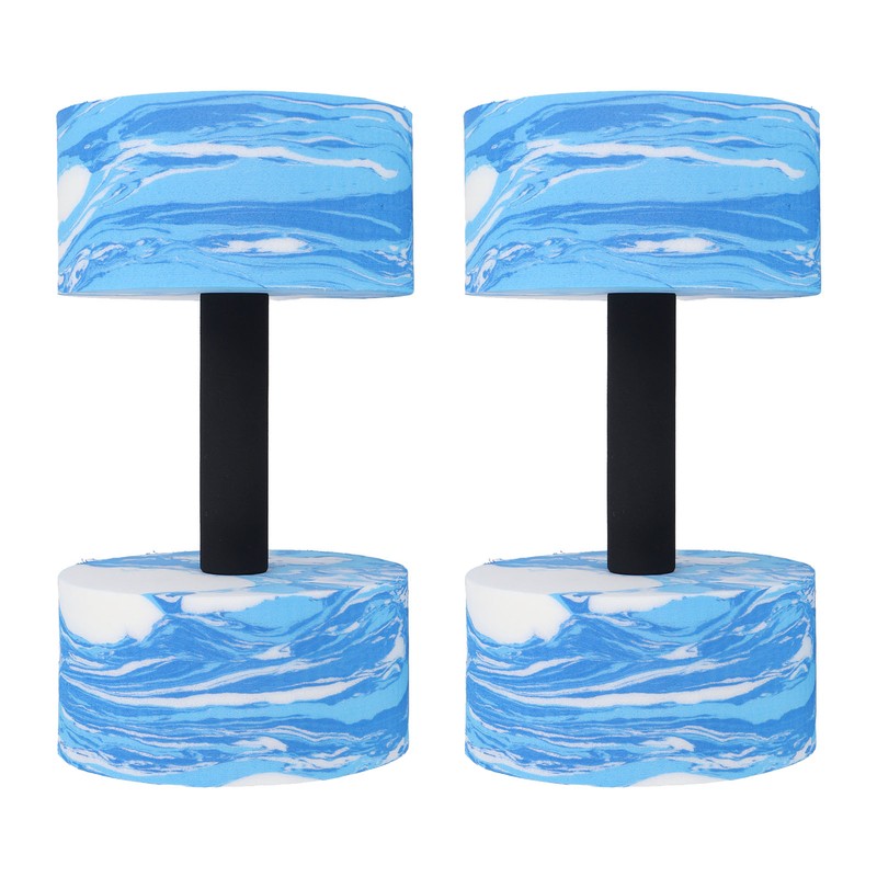 2pcs Water Dumbbell EVA Water Aerobics Weights Dumbbell Strong Buoyancy