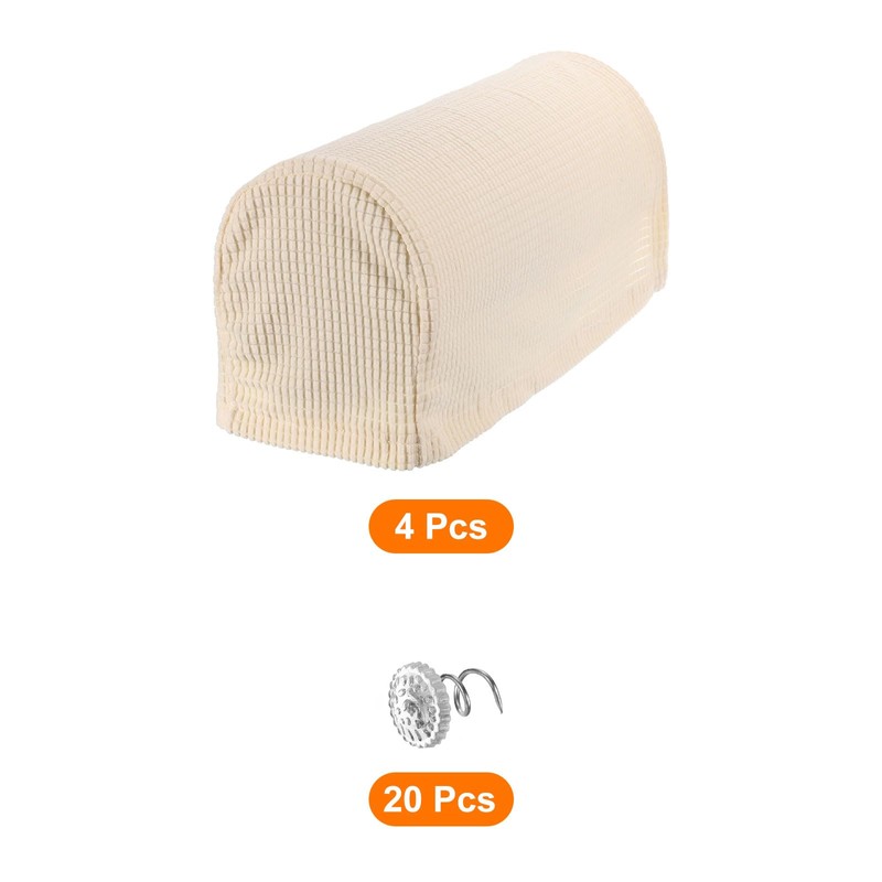 uxcell Stretch Armrest Covers Armchair Anti-Slip for Chairs Sofas Couch