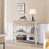 Yaheetech Console Table with Drawer, Narrow Sofa Table with Storage