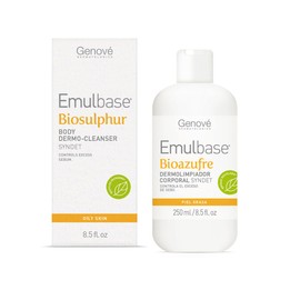 Genové Emulbase Bioazufre dermolimpiador SYNDET pieles grasas 250 ml