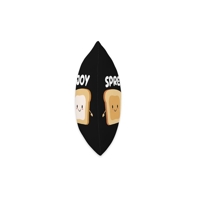 Spread Joy Peanut Butter And Marshmallow Funny Fluffernutter Throw Pillow