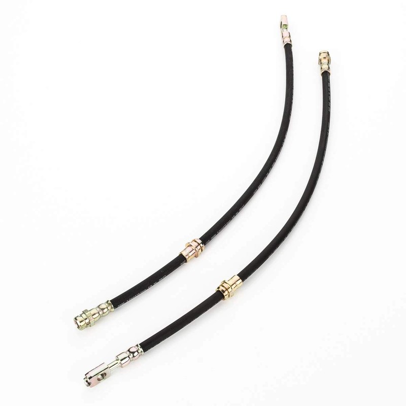 LST 2x Front Brake Hose Set + Retaining Clamp Q3