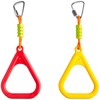 Cateam Ninja Slackline Accessories – Multicolor Triangle Gymnastic Rings Set