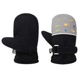 Weradau Fleece Lined Mittens for Baby Boys Girls,Infant Baby Toddler Little Kids Winter Gloves Mittens for Children 4-6 Years