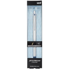 Mitsubishi Pencil Oil Based Ballpoint Pen, Jetstream Prime, Retractable, 0.7 Silver, Easy to Write, SXN220007.26