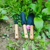 DONSP1986 3Pcs Heavy Duty Gardening Kit Including Trowel Transplanter Cultivator