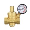 Brass Pressure Regulator Pressure Regulator + Pressure Gauge, Adjustable Pressure