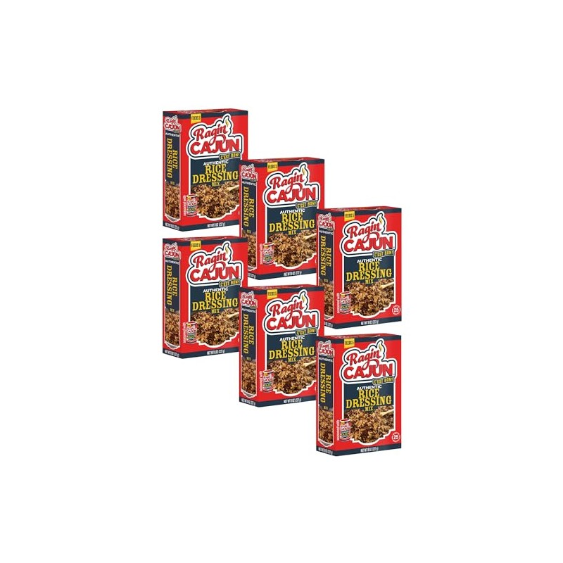 Ragin Cajun Rice Dressing 8oz (Pack of 6)