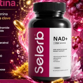 Nad+ Con Nr Resveratrol Coq10 Para Mujer 90 Cápsulas