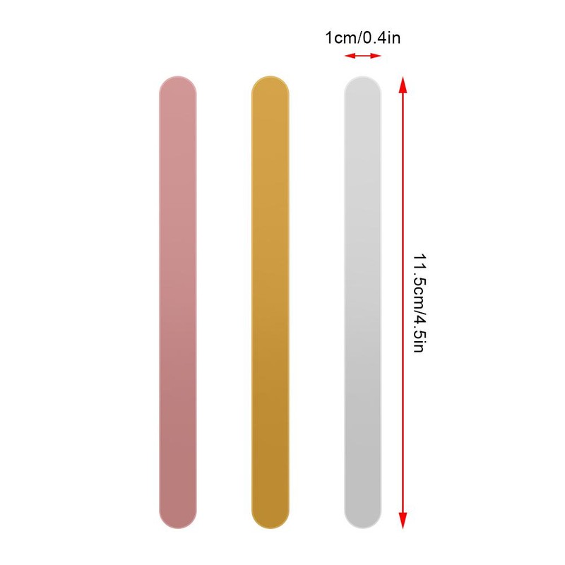50PCS Acrylic Popsicle Sticks Reusable Cakesicle Sticks Party Favors for