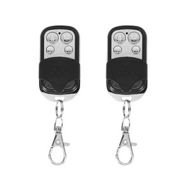 Leyf Pack of 2 Remote Control Garage Door 433 MHz, Universal Remote Control de Portail, 4 Channels, Compatible with 433 MHz Frequency Code, Handheld Transmitter, Easy Adjustment, Garage Door Opener