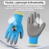 12 Pairs Kids Gardening Gloves Children Yard Work Glove Rubber