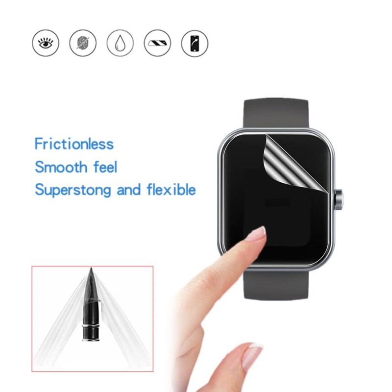 Mihence Screen Protector Compatible for T80 Smart Watch 1.95'' ,
