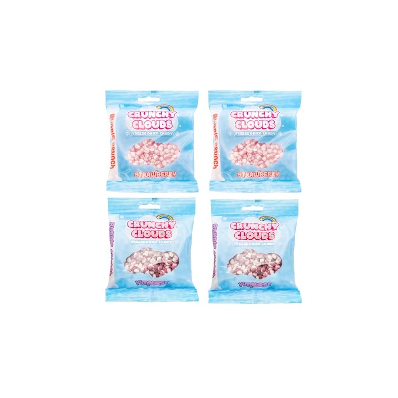 Crunchy Cloud - Bubble Crunch Fruity, Freeze-Dried Candy - 2x