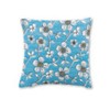 KI Japan Rockco Cushion Cover Blossom BL W17.7 x H17.7