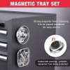 DURATECH WORKPRO 5PCS Non-Slip Tool Tray Magnetic Parts Tool Tray