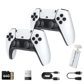 OBEST 4K Consola Retro de Videojuegos con 20000+ Juegos, Game Stick con Doble 2.4G Wireless Controllers Videojuegos, Salida HDMI, Mini HD USB TV Consola portatil, Regalos de Navidad