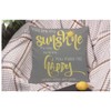 WONDERTIFY You Are My Sunshine Cushion Cover You Make Me
