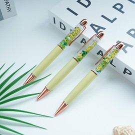 Sikyby Frog Funny Pens Cute Floater Floating Liquid Writing Journaling Office Pen Unique Gift For Women Men Kids Girl Boy