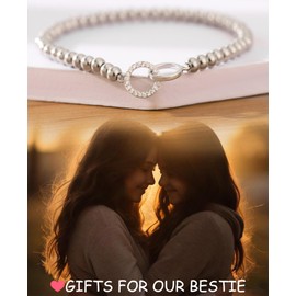 OBSUN Bestie Gifts for Women Friendship Bracelets Gifts for Best Friend Birthday Gift for Women Friendship (Bestie)