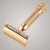MERKUR Safety Razor 34G | Compact Handle Gloss Gold |