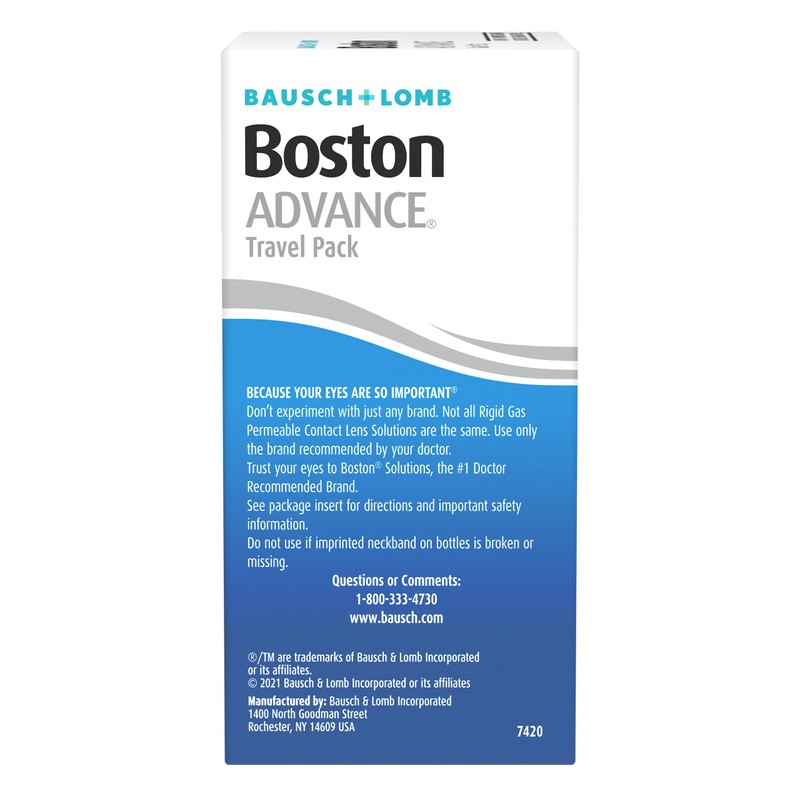 Boston ADVANCE Contact Lens & Conditioning Solution, Travel Kit for