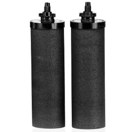 Phoenix Gravity Carbon Filter Cartridges Replacement for Gravity Fed Stainless Steel Drinking Water Filters and Compatible with Berkey Purification - Pack of 2