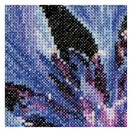 Thea Gouverneur - Kreuzstich-Set - Kornblume Aida - Aida - 18 Count - Für Erwachsene - 489A