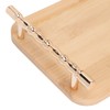 Bamboo Serving Tray with 2 Handle Eco Friendly Multipurpose Rectangular