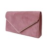 LeahWard Women's Clutch Bag Wedding Evening Handbags Suede Night Out
