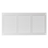 LIRAST 10x4 Vent Cover with Built-in Screen - White Return