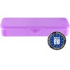 Hygiene Box File Box Work Material Box Purple Transparent (L)