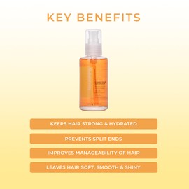 Fanola Restructuring Anti Frizz Hair Serum - Liquid Crystals Hair Care Enriched with Aloe Vera & Linseed Oil for Split End Repair - Strengthens & Detangles Curly, Frizzy & Permed Strands (3.38 Fl oz)