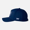 Men's Dog Tag 5-Panel Snapback Cap - Navy/White Logo -