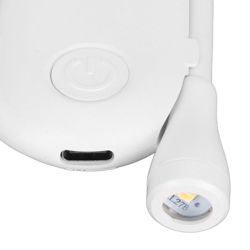 Mini Clip On Lamp USB Rechargeable 3 Lighting Modes Reading