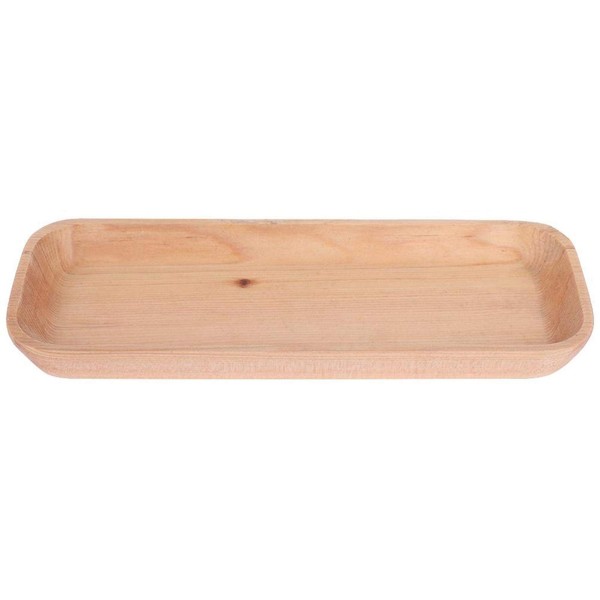 Servierplatte, Serviertablett Tablett Holz Teetablett Holztablett Deko Vintage Serviertablett Klein