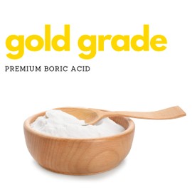Boric Acid (8oz) | 99.9% Pure Industrial Grade |Anhydrous Fine Powder| Packed In Canada| Used to Make All Purpose Cleaner| DIY Cosmetic and Personal Products| PH Buffer and Odor Control| Amriel Co.