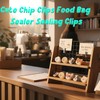 9 PCS Magnetic Chip Clips, Cute Dog Bag Clips for